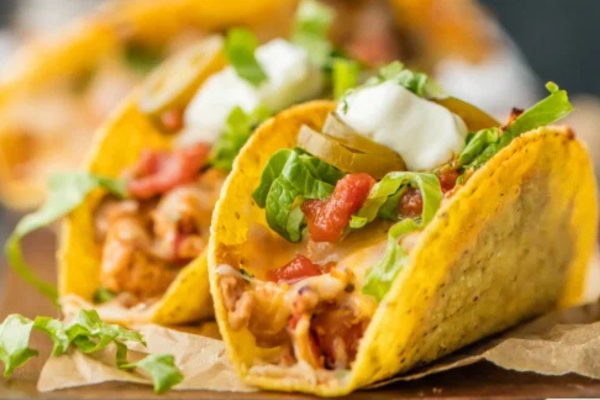 Easy Oven-Baked Spicy Chicken Tacos